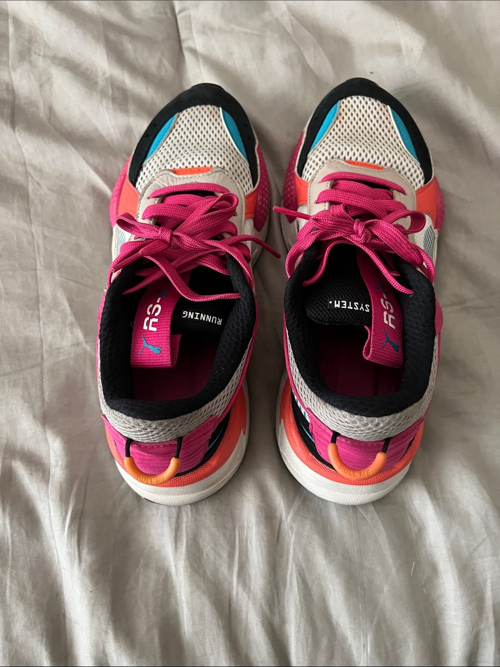 Puma Multicolor Pink, White & Black RS-X Style Sneakers
